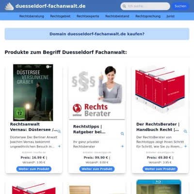 Screenshot duesseldorf-fachanwalt.de