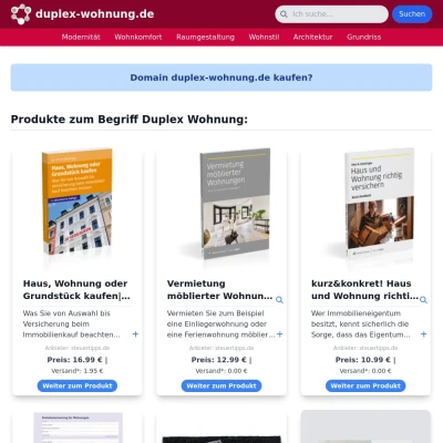 Screenshot duplex-wohnung.de