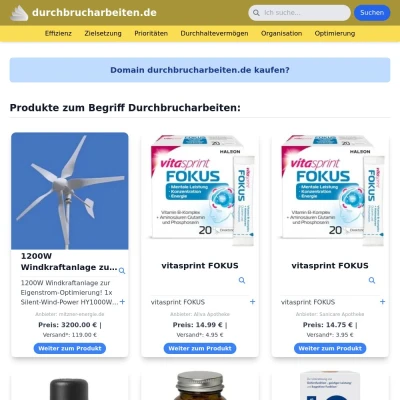 Screenshot durchbrucharbeiten.de