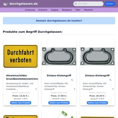 Screenshot durchgelassen.de