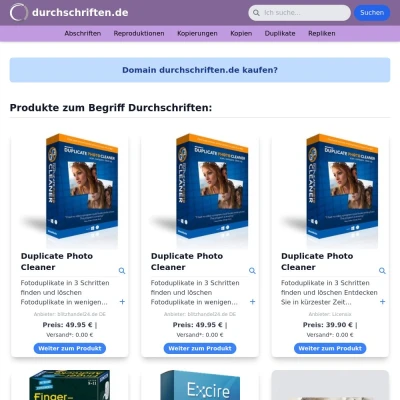 Screenshot durchschriften.de