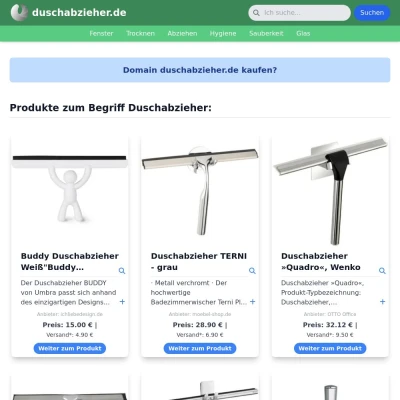 Screenshot duschabzieher.de