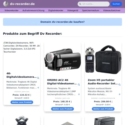 Screenshot dv-recorder.de