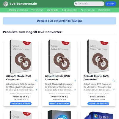 Screenshot dvd-converter.de