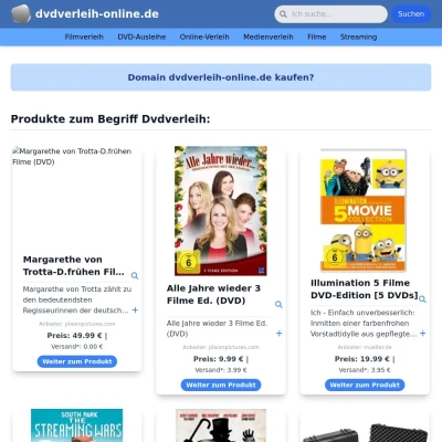 Screenshot dvdverleih-online.de