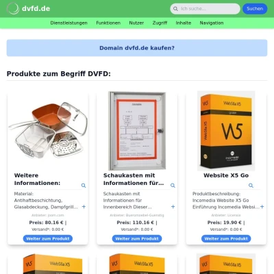 Screenshot dvfd.de