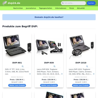 Screenshot dvp24.de