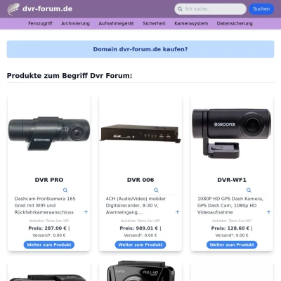 Screenshot dvr-forum.de