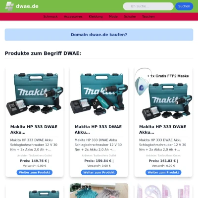 Screenshot dwae.de
