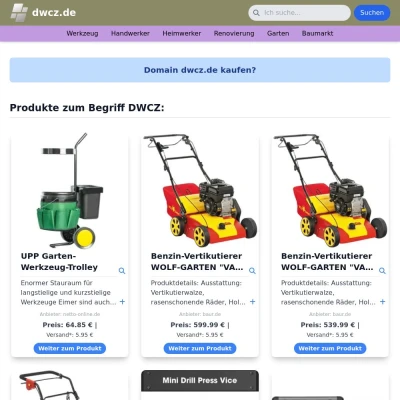 Screenshot dwcz.de