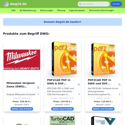 Screenshot dwg24.de