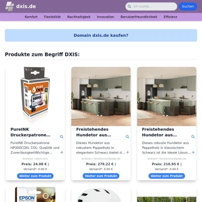 Screenshot dxis.de