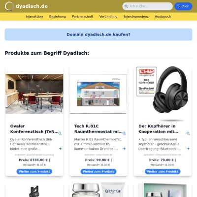 Screenshot dyadisch.de