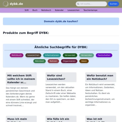 Screenshot dybk.de