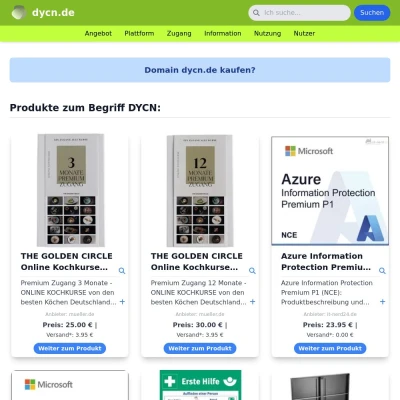 Screenshot dycn.de