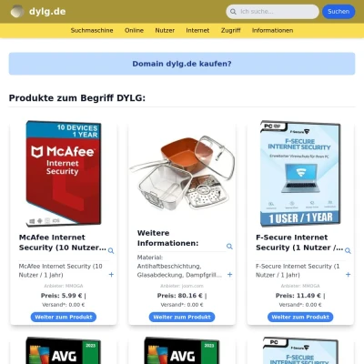Screenshot dylg.de