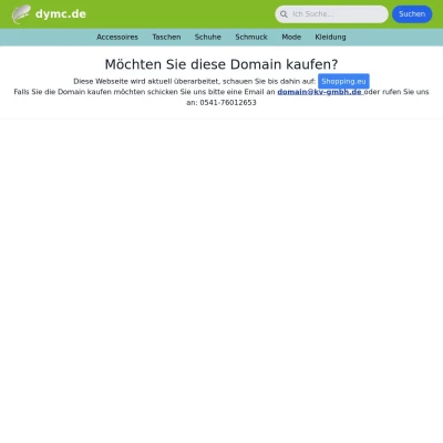 Screenshot dymc.de