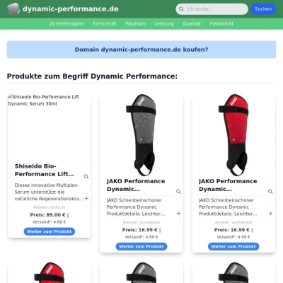 Screenshot dynamic-performance.de