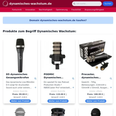 Screenshot dynamisches-wachstum.de