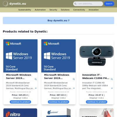 Screenshot dynetic.eu