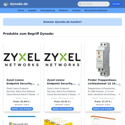 Screenshot dynode.de