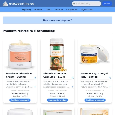Screenshot e-accounting.eu