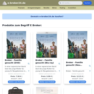 Screenshot e-broker24.de