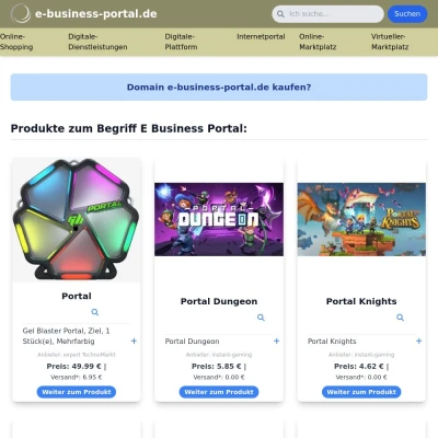 Screenshot e-business-portal.de