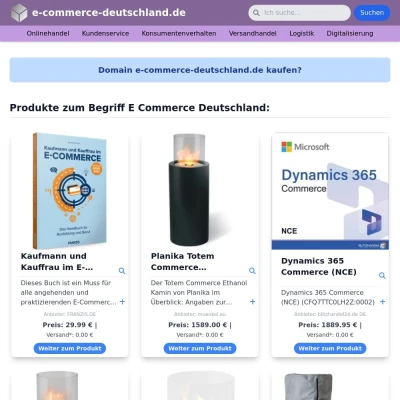 Screenshot e-commerce-deutschland.de