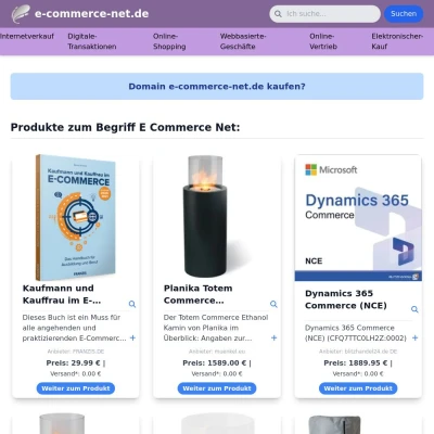 Screenshot e-commerce-net.de