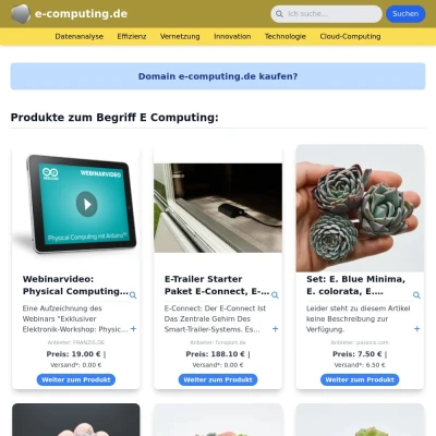 Screenshot e-computing.de