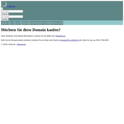 Screenshot e-liebe.de