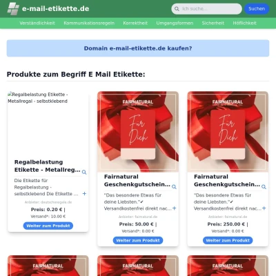 Screenshot e-mail-etikette.de