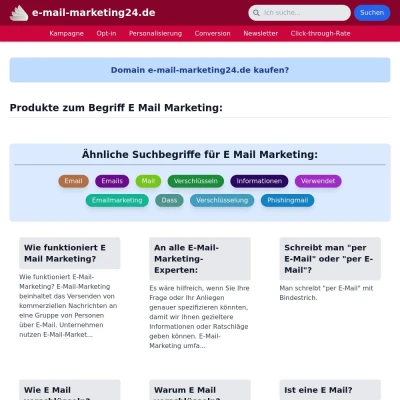 Screenshot e-mail-marketing24.de