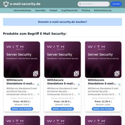 Screenshot e-mail-security.de