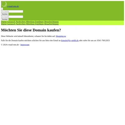 Screenshot e-mail-sms.de