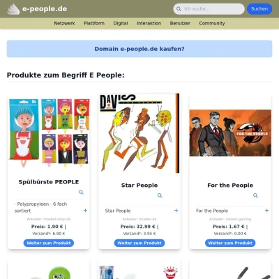 Screenshot e-people.de