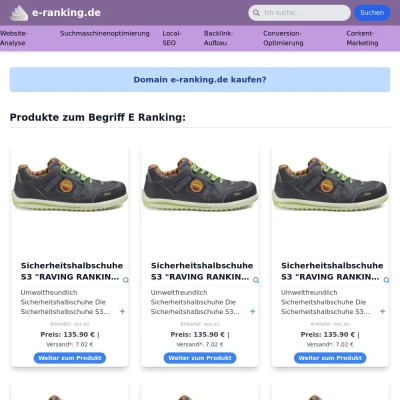 Screenshot e-ranking.de