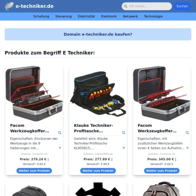 Screenshot e-techniker.de