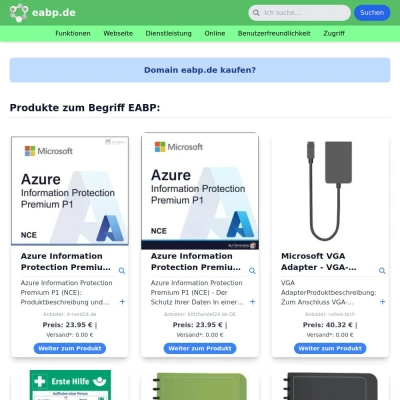 Screenshot eabp.de