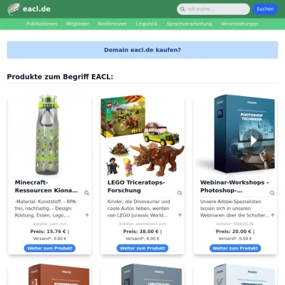 Screenshot eacl.de