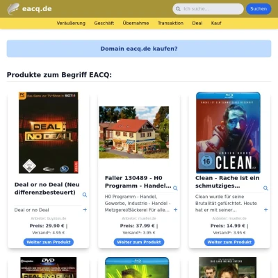 Screenshot eacq.de