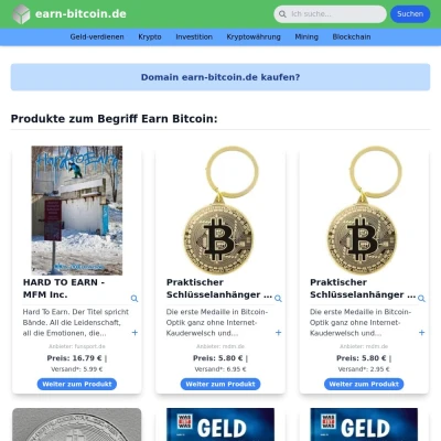 Screenshot earn-bitcoin.de