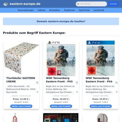 Screenshot eastern-europe.de