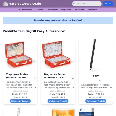 Screenshot easy-autoservice.de