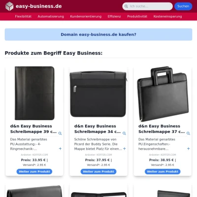 Screenshot easy-business.de