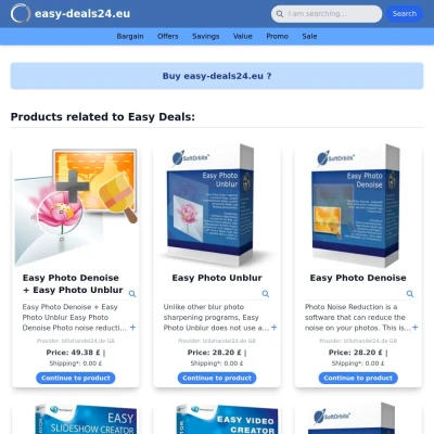 Screenshot easy-deals24.eu