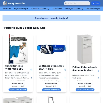 Screenshot easy-seo.de