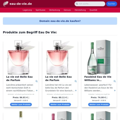 Screenshot eau-de-vie.de