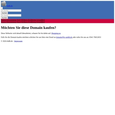 Screenshot ebdh.de